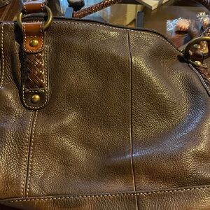 Fossel leather bag